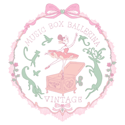 Music Box Ballerina Vintage crest